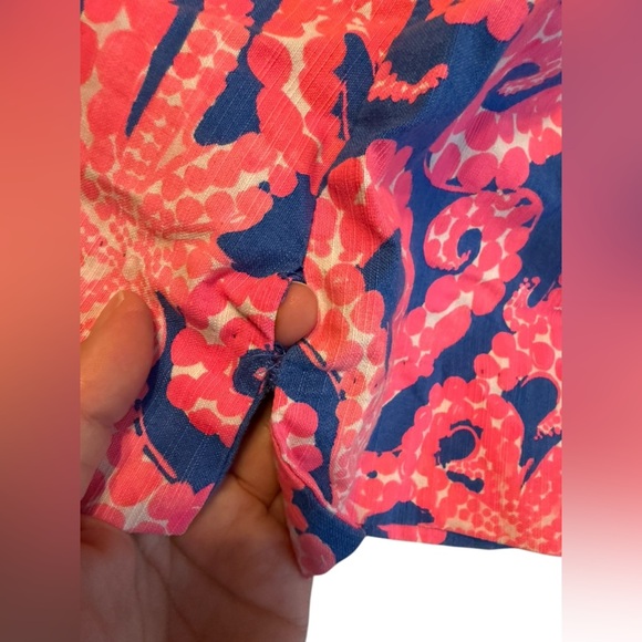 Lilly Pulitzer Nicki Skort - “Blue Mocean” Octopus Print - Size 4 - Picture 8 of 9